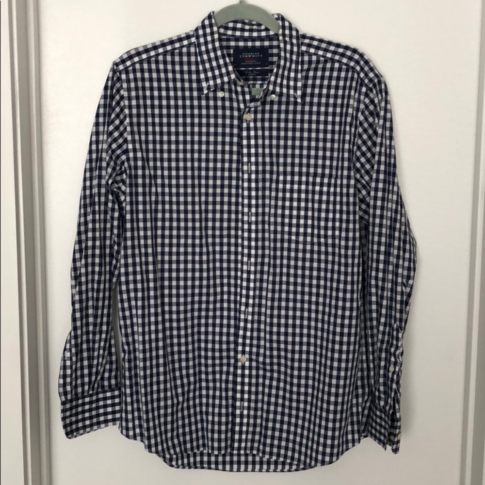 Men’s Charles Tyrwhitt gingham button down shirt